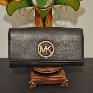 Michael Kors Black Soft Leather Wallet